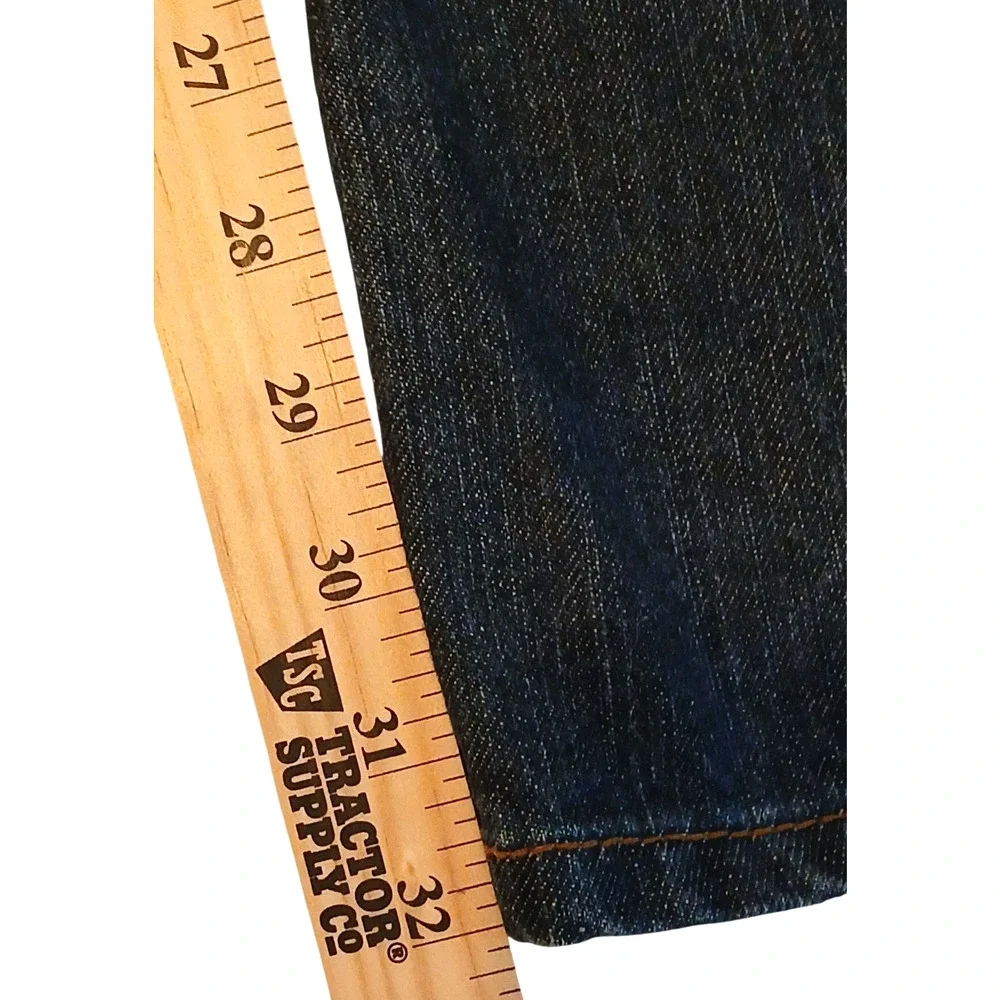 JNCO Jeans Mens 100%‎ Cotton Straight Leg Dark Wash Vintage Denim Size 30x32